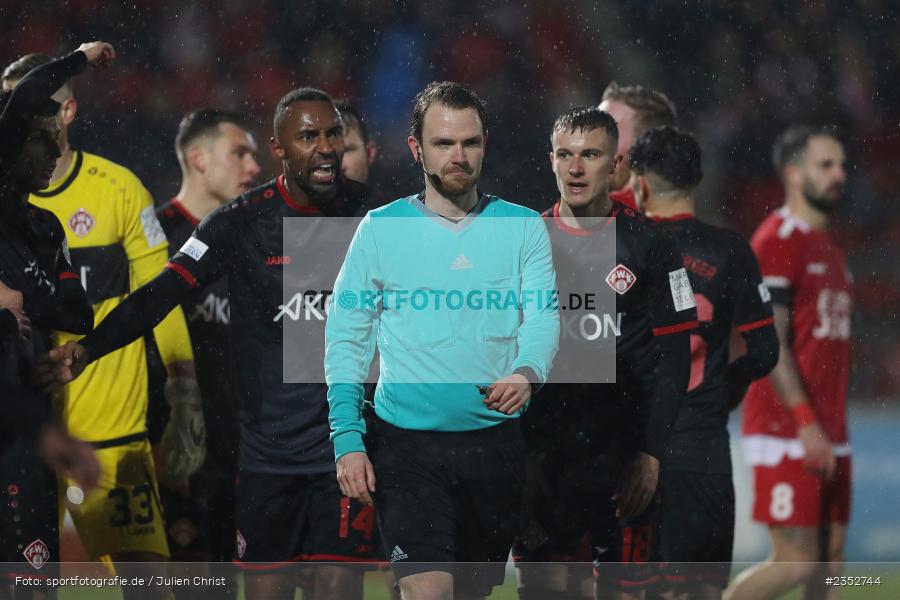 Dr. Markus Huber, FLYERALARM Arena, Würzburg, 24.02.2023, sport, action, Fussball, BFV, 25. Spieltag, Regionalliga Bayern, TGM, FWK, Türkgücü München, FC Würzburger Kickers - Bild-ID: 2352744
