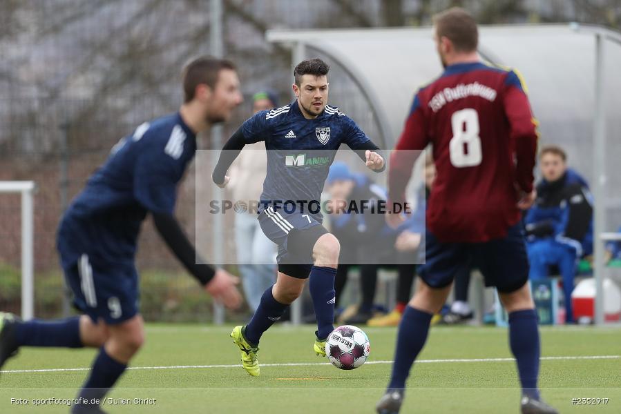 Simon Helbig, Kunstrasenplatz, Thüngersheim, 25.02.2023, sport, action, Fussball, BFV, Freundschaftsspiele, DUT, KRE, TSV Kreuzwertheim, TSV Duttenbrunn - Bild-ID: 2352917