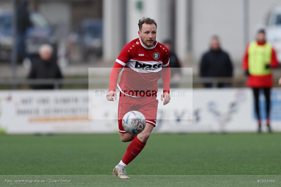 Nico Franz, Kunstrasenplatz, Frammersbach, 26.02.2023, sport, action, Fussball, BFV, 25. Spieltag, Landesliga Nordwest, FTS, TUS, FT Schweinfurt, TuS Frammersbach - Bild-ID: 2353066 Nico Franz, Kunstrasenplatz, Frammersbach, 26.02.2023, sport, action, Fussball, BFV, 25. Spieltag, Landesliga Nordwest, FTS, TUS, FT Schweinfurt, TuS Frammersbach - Bild-ID: 2353066