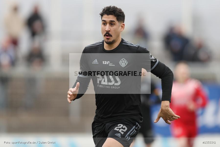 Hamza Boutakhrit, Stadion am Schönbusch, Aschaffenburg, 04.03.2023, sport, action, Fussball, BFV, 26. Spieltag, Regionalliga Bayern, TSV, SVA, TSV Aubstadt, SV Viktoria Aschaffenburg - Bild-ID: 2353312 Hamza Boutakhrit, Stadion am Schönbusch, Aschaffenburg, 04.03.2023, sport, action, Fussball, BFV, 26. Spieltag, Regionalliga Bayern, TSV, SVA, TSV Aubstadt, SV Viktoria Aschaffenburg - Bild-ID: 2353312