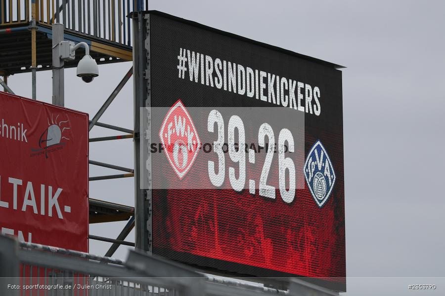 AKON Arena, Würzburg, 11.03.2023, sport, action, BFV, Fussball, 27. Spieltag, Regionalliga Bayern, SVA, FWK, SV Viktoria Aschaffenburg, FC Würzburger Kickers - Bild-ID: 2353790 AKON Arena, Würzburg, 11.03.2023, sport, action, BFV, Fussball, 27. Spieltag, Regionalliga Bayern, SVA, FWK, SV Viktoria Aschaffenburg, FC Würzburger Kickers - Bild-ID: 2353790