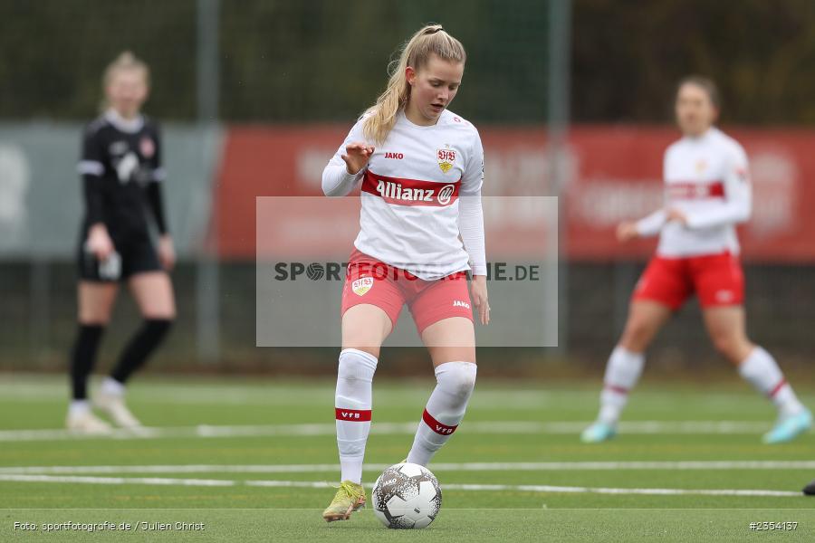 Marlen Schmelzle, Sportpark Heuchelhof, Würzburg, 12.03.2023, sport, action, Fussball, BFV, Oberliga Baden-Württemberg, Bayernliga, VFB, FWK, VfB Stuttgart, FC Würzburger Kickers - Bild-ID: 2354137 Marlen Schmelzle, Sportpark Heuchelhof, Würzburg, 12.03.2023, sport, action, Fussball, BFV, Oberliga Baden-Württemberg, Bayernliga, VFB, FWK, VfB Stuttgart, FC Würzburger Kickers - Bild-ID: 2354137