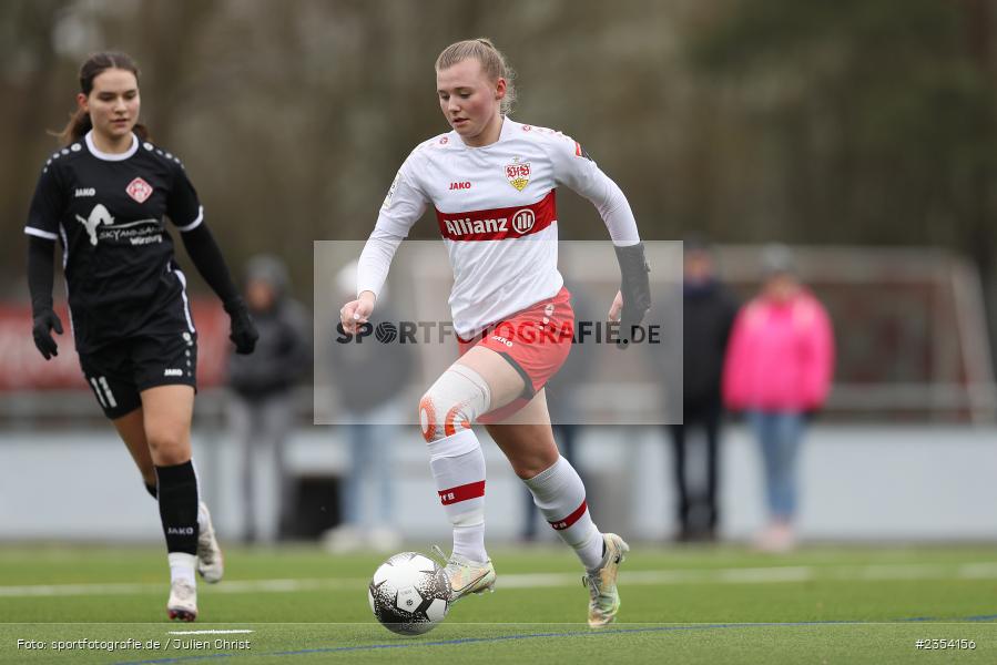 Chiara-Michelle Marziniak, Sportpark Heuchelhof, Würzburg, 12.03.2023, sport, action, Fussball, BFV, Oberliga Baden-Württemberg, Bayernliga, VFB, FWK, VfB Stuttgart, FC Würzburger Kickers - Bild-ID: 2354156 Chiara-Michelle Marziniak, Sportpark Heuchelhof, Würzburg, 12.03.2023, sport, action, Fussball, BFV, Oberliga Baden-Württemberg, Bayernliga, VFB, FWK, VfB Stuttgart, FC Würzburger Kickers - Bild-ID: 2354156