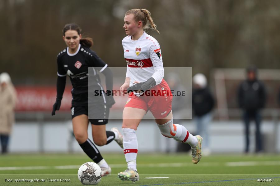 Chiara-Michelle Marziniak, Sportpark Heuchelhof, Würzburg, 12.03.2023, sport, action, Fussball, BFV, Oberliga Baden-Württemberg, Bayernliga, VFB, FWK, VfB Stuttgart, FC Würzburger Kickers - Bild-ID: 2354157