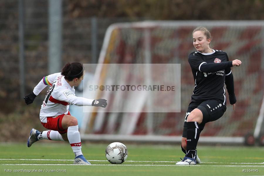Franziska Simon, Sportpark Heuchelhof, Würzburg, 12.03.2023, sport, action, Fussball, BFV, Oberliga Baden-Württemberg, Bayernliga, VFB, FWK, VfB Stuttgart, FC Würzburger Kickers - Bild-ID: 2354195 Franziska Simon, Sportpark Heuchelhof, Würzburg, 12.03.2023, sport, action, Fussball, BFV, Oberliga Baden-Württemberg, Bayernliga, VFB, FWK, VfB Stuttgart, FC Würzburger Kickers - Bild-ID: 2354195