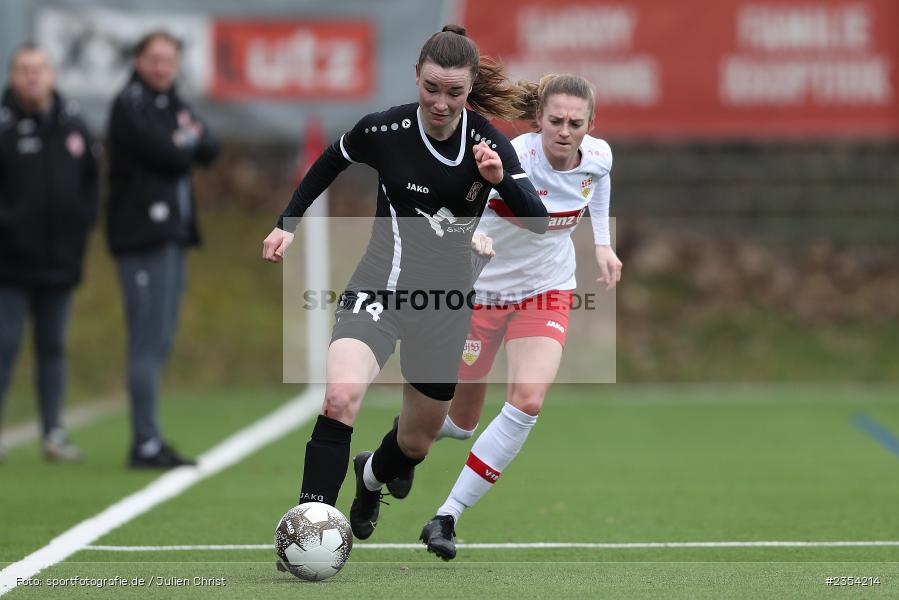 Lea Schrenk, Sportpark Heuchelhof, Würzburg, 12.03.2023, sport, action, Fussball, BFV, Oberliga Baden-Württemberg, Bayernliga, VFB, FWK, VfB Stuttgart, FC Würzburger Kickers - Bild-ID: 2354214