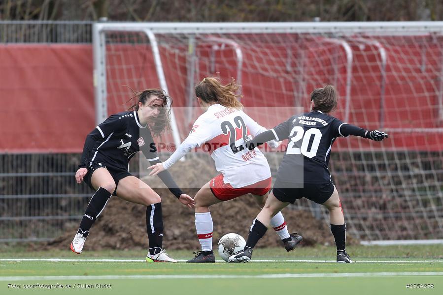 Katrin Bubeck, Sportpark Heuchelhof, Würzburg, 12.03.2023, sport, action, Fussball, BFV, Oberliga Baden-Württemberg, Bayernliga, VFB, FWK, VfB Stuttgart, FC Würzburger Kickers - Bild-ID: 2354238