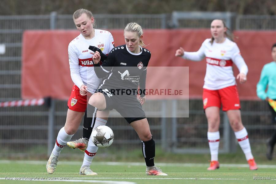 Franka Ziegler, Sportpark Heuchelhof, Würzburg, 12.03.2023, sport, action, Fussball, BFV, Oberliga Baden-Württemberg, Bayernliga, VFB, FWK, VfB Stuttgart, FC Würzburger Kickers - Bild-ID: 2354244 Franka Ziegler, Sportpark Heuchelhof, Würzburg, 12.03.2023, sport, action, Fussball, BFV, Oberliga Baden-Württemberg, Bayernliga, VFB, FWK, VfB Stuttgart, FC Würzburger Kickers - Bild-ID: 2354244