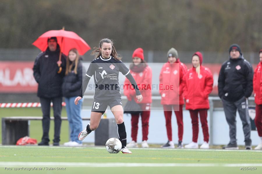 Julia Forster, Sportpark Heuchelhof, Würzburg, 12.03.2023, sport, action, Fussball, BFV, Oberliga Baden-Württemberg, Bayernliga, VFB, FWK, VfB Stuttgart, FC Würzburger Kickers - Bild-ID: 2354259 Julia Forster, Sportpark Heuchelhof, Würzburg, 12.03.2023, sport, action, Fussball, BFV, Oberliga Baden-Württemberg, Bayernliga, VFB, FWK, VfB Stuttgart, FC Würzburger Kickers - Bild-ID: 2354259