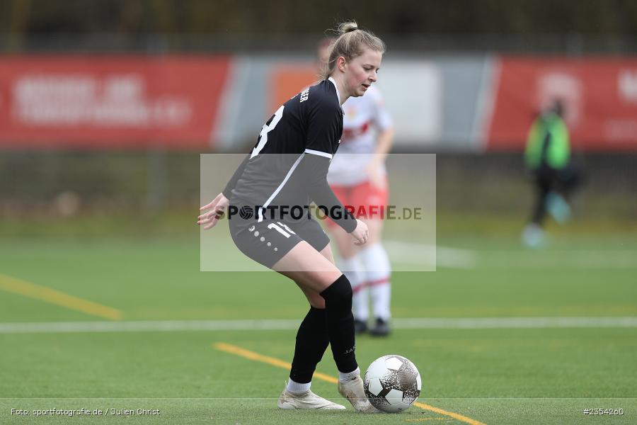 Anna Horwath, Sportpark Heuchelhof, Würzburg, 12.03.2023, sport, action, Fussball, BFV, Oberliga Baden-Württemberg, Bayernliga, VFB, FWK, VfB Stuttgart, FC Würzburger Kickers - Bild-ID: 2354260 Anna Horwath, Sportpark Heuchelhof, Würzburg, 12.03.2023, sport, action, Fussball, BFV, Oberliga Baden-Württemberg, Bayernliga, VFB, FWK, VfB Stuttgart, FC Würzburger Kickers - Bild-ID: 2354260