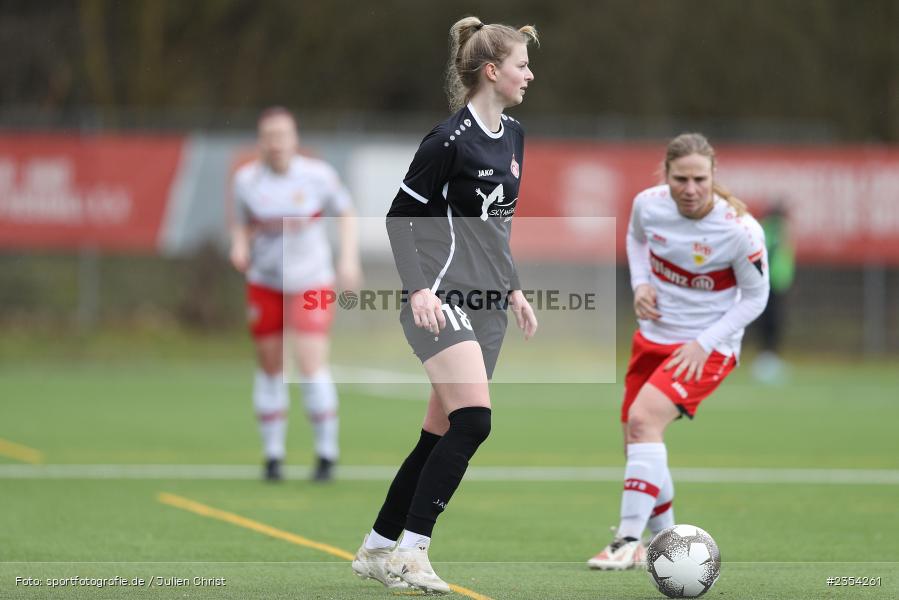 Anna Horwath, Sportpark Heuchelhof, Würzburg, 12.03.2023, sport, action, Fussball, BFV, Oberliga Baden-Württemberg, Bayernliga, VFB, FWK, VfB Stuttgart, FC Würzburger Kickers - Bild-ID: 2354261 Anna Horwath, Sportpark Heuchelhof, Würzburg, 12.03.2023, sport, action, Fussball, BFV, Oberliga Baden-Württemberg, Bayernliga, VFB, FWK, VfB Stuttgart, FC Würzburger Kickers - Bild-ID: 2354261