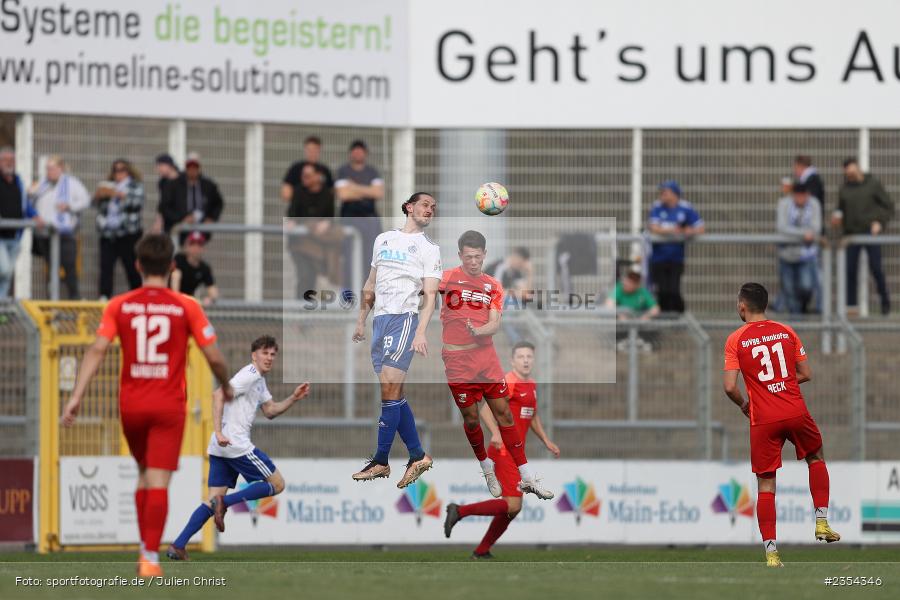 Nicolas Hebisch, Stadion am Schönbusch, Aschaffenburg, 18.03.2023, sport, action, Fussball, BFV, 28. Spieltag, Regionalliga Bayern, HAN, SVA, SpVgg Hankofen-Hailing, SV Viktoria Aschaffenburg - Bild-ID: 2354346 Nicolas Hebisch, Stadion am Schönbusch, Aschaffenburg, 18.03.2023, sport, action, Fussball, BFV, 28. Spieltag, Regionalliga Bayern, HAN, SVA, SpVgg Hankofen-Hailing, SV Viktoria Aschaffenburg - Bild-ID: 2354346