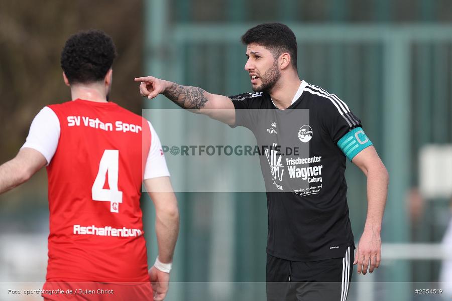 Sertan Sener, Sportgelände SV Vatan Spor, Aschaffenburg, 18.03.2023, sport, action, Fussball, BFV, 28. Spieltag, Landesliga Nordwest, FCC, VAT, FC Coburg, SV Vatan Spor Aschaffenburg - Bild-ID: 2354519 Sertan Sener, Sportgelände SV Vatan Spor, Aschaffenburg, 18.03.2023, sport, action, Fussball, BFV, 28. Spieltag, Landesliga Nordwest, FCC, VAT, FC Coburg, SV Vatan Spor Aschaffenburg - Bild-ID: 2354519