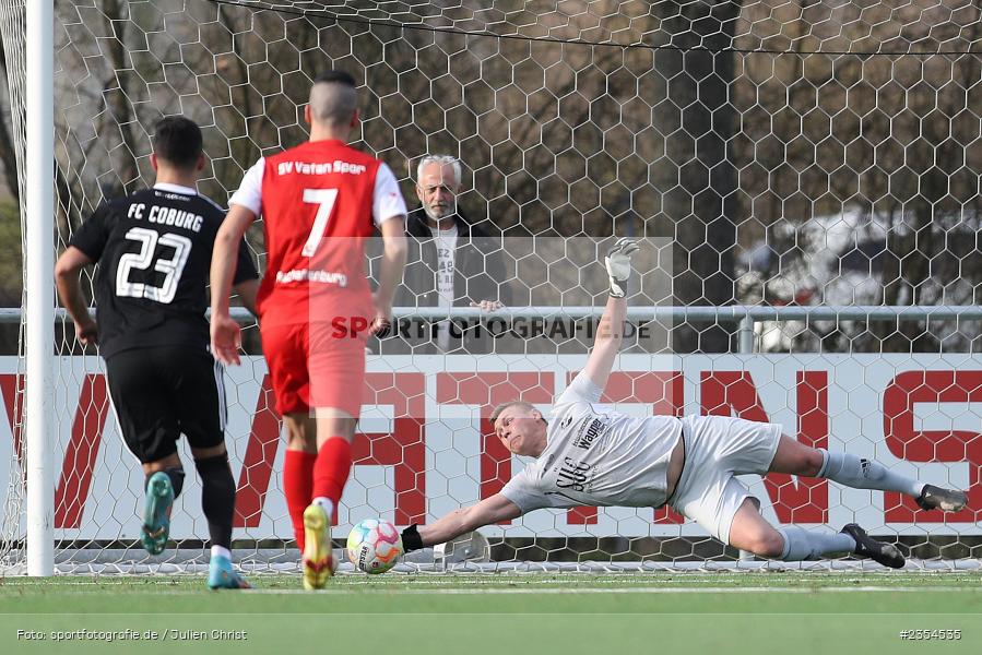 Luis Krempel, Sportgelände SV Vatan Spor, Aschaffenburg, 18.03.2023, sport, action, Fussball, BFV, 28. Spieltag, Landesliga Nordwest, FCC, VAT, FC Coburg, SV Vatan Spor Aschaffenburg - Bild-ID: 2354535 Luis Krempel, Sportgelände SV Vatan Spor, Aschaffenburg, 18.03.2023, sport, action, Fussball, BFV, 28. Spieltag, Landesliga Nordwest, FCC, VAT, FC Coburg, SV Vatan Spor Aschaffenburg - Bild-ID: 2354535