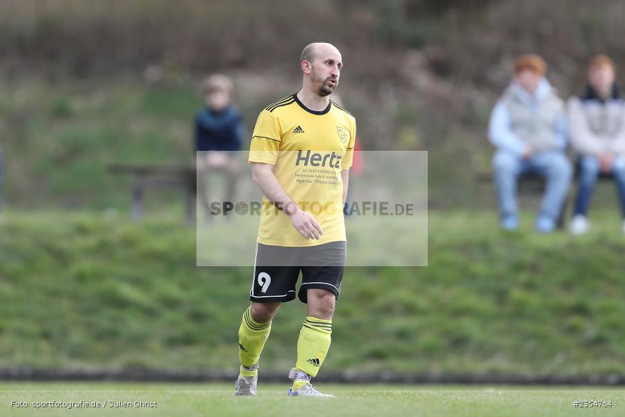 Daniel Bufe, Sportgelände, Erlenbach bei Marktheidenfeld, 19.03.2023, sport, action, Fussball, BFV, 16. Spieltag, Kreisklasse Würzburg, SGH, SVE, SG Hettstadt/SV Greußenheim, SV Erlenbach - Bild-ID: 2354764 Daniel Bufe, Sportgelände, Erlenbach bei Marktheidenfeld, 19.03.2023, sport, action, Fussball, BFV, 16. Spieltag, Kreisklasse Würzburg, SGH, SVE, SG Hettstadt/SV Greußenheim, SV Erlenbach - Bild-ID: 2354764
