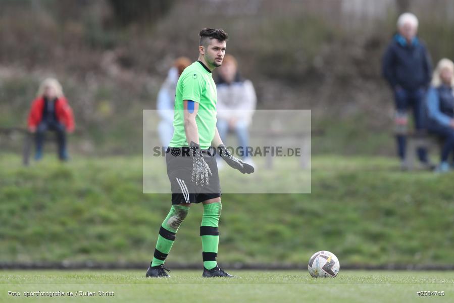 Lorenz Schmitt, Sportgelände, Erlenbach bei Marktheidenfeld, 19.03.2023, sport, action, Fussball, BFV, 16. Spieltag, Kreisklasse Würzburg, SGH, SVE, SG Hettstadt/SV Greußenheim, SV Erlenbach - Bild-ID: 2354765 Lorenz Schmitt, Sportgelände, Erlenbach bei Marktheidenfeld, 19.03.2023, sport, action, Fussball, BFV, 16. Spieltag, Kreisklasse Würzburg, SGH, SVE, SG Hettstadt/SV Greußenheim, SV Erlenbach - Bild-ID: 2354765