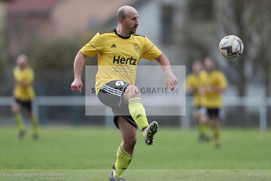 Daniel Bufe, Sportgelände, Erlenbach bei Marktheidenfeld, 19.03.2023, sport, action, Fussball, BFV, 16. Spieltag, Kreisklasse Würzburg, SGH, SVE, SG Hettstadt/SV Greußenheim, SV Erlenbach - Bild-ID: 2354772 Daniel Bufe, Sportgelände, Erlenbach bei Marktheidenfeld, 19.03.2023, sport, action, Fussball, BFV, 16. Spieltag, Kreisklasse Würzburg, SGH, SVE, SG Hettstadt/SV Greußenheim, SV Erlenbach - Bild-ID: 2354772