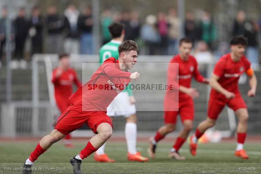 Egor Zelenskiy, Sachs-Stadion, Schweinfurt, 19.03.2023, sport, action, Fussball, BFV, 19. Spieltag, Derby, Bayernliga U19, FWK, FC05, FC Würzburger Kickers, FC Schweinfurt 05 - Bild-ID: 2354858