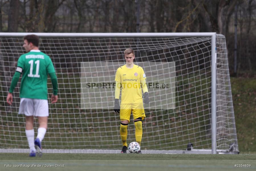 Leon Walch, Sachs-Stadion, Schweinfurt, 19.03.2023, sport, action, Fussball, BFV, 19. Spieltag, Derby, Bayernliga U19, FWK, FC05, FC Würzburger Kickers, FC Schweinfurt 05 - Bild-ID: 2354859