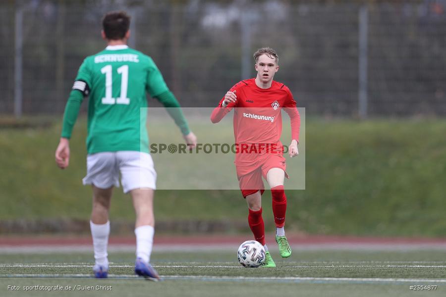 Luca Breunig, Sachs-Stadion, Schweinfurt, 19.03.2023, sport, action, Fussball, BFV, 19. Spieltag, Derby, Bayernliga U19, FWK, FC05, FC Würzburger Kickers, FC Schweinfurt 05 - Bild-ID: 2354877