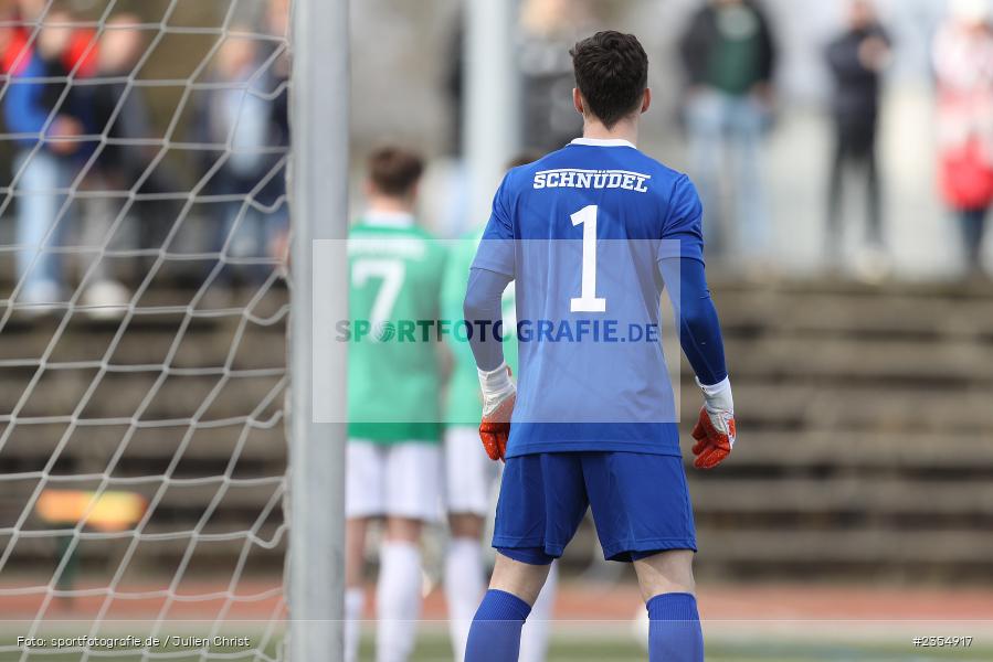Noah Mack, Sachs-Stadion, Schweinfurt, 19.03.2023, sport, action, Fussball, BFV, 19. Spieltag, Derby, Bayernliga U19, FWK, FC05, FC Würzburger Kickers, FC Schweinfurt 05 - Bild-ID: 2354917