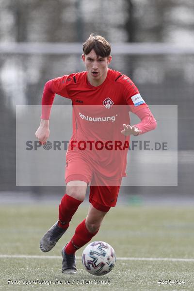 Nick Doktorczyk, Sachs-Stadion, Schweinfurt, 19.03.2023, sport, action, Fussball, BFV, 19. Spieltag, Derby, Bayernliga U19, FWK, FC05, FC Würzburger Kickers, FC Schweinfurt 05 - Bild-ID: 2354924