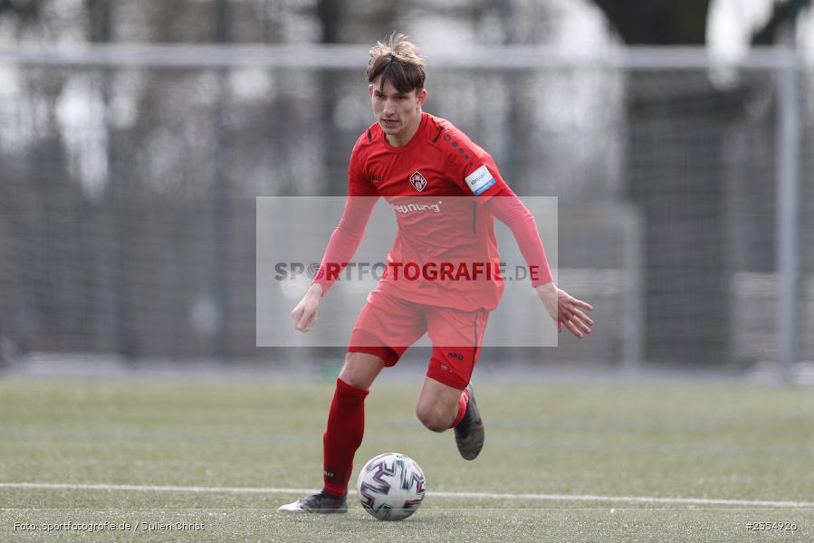 Nick Doktorczyk, Sachs-Stadion, Schweinfurt, 19.03.2023, sport, action, Fussball, BFV, 19. Spieltag, Derby, Bayernliga U19, FWK, FC05, FC Würzburger Kickers, FC Schweinfurt 05 - Bild-ID: 2354926 Nick Doktorczyk, Sachs-Stadion, Schweinfurt, 19.03.2023, sport, action, Fussball, BFV, 19. Spieltag, Derby, Bayernliga U19, FWK, FC05, FC Würzburger Kickers, FC Schweinfurt 05 - Bild-ID: 2354926