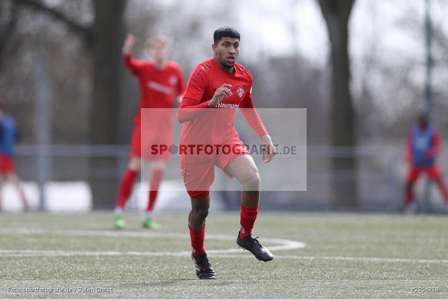 Geremi Perera, Sachs-Stadion, Schweinfurt, 19.03.2023, sport, action, Fussball, BFV, 19. Spieltag, Derby, Bayernliga U19, FWK, FC05, FC Würzburger Kickers, FC Schweinfurt 05 - Bild-ID: 2354938