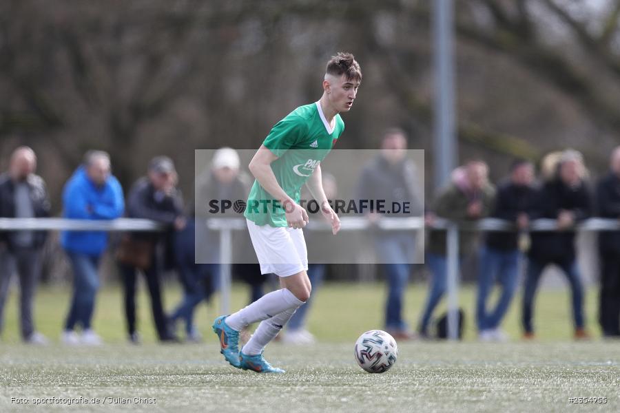 Spase Arsov, Sachs-Stadion, Schweinfurt, 19.03.2023, sport, action, Fussball, BFV, 19. Spieltag, Derby, Bayernliga U19, FWK, FC05, FC Würzburger Kickers, FC Schweinfurt 05 - Bild-ID: 2354955