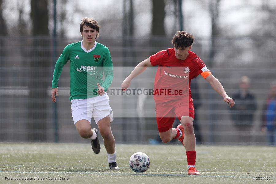 Marcel Fischer, Sachs-Stadion, Schweinfurt, 19.03.2023, sport, action, Fussball, BFV, 19. Spieltag, Derby, Bayernliga U19, FWK, FC05, FC Würzburger Kickers, FC Schweinfurt 05 - Bild-ID: 2354957 Marcel Fischer, Sachs-Stadion, Schweinfurt, 19.03.2023, sport, action, Fussball, BFV, 19. Spieltag, Derby, Bayernliga U19, FWK, FC05, FC Würzburger Kickers, FC Schweinfurt 05 - Bild-ID: 2354957