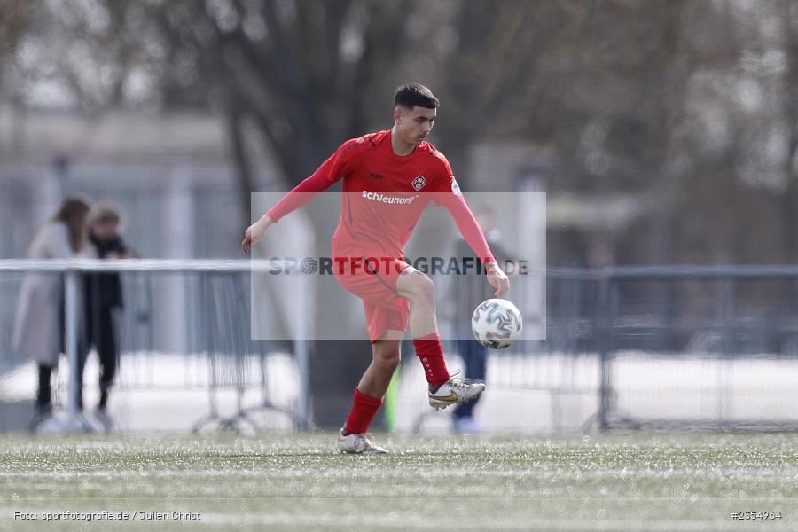 Sem Gralek, Sachs-Stadion, Schweinfurt, 19.03.2023, sport, action, Fussball, BFV, 19. Spieltag, Derby, Bayernliga U19, FWK, FC05, FC Würzburger Kickers, FC Schweinfurt 05 - Bild-ID: 2354964 Sem Gralek, Sachs-Stadion, Schweinfurt, 19.03.2023, sport, action, Fussball, BFV, 19. Spieltag, Derby, Bayernliga U19, FWK, FC05, FC Würzburger Kickers, FC Schweinfurt 05 - Bild-ID: 2354964