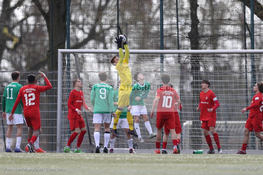 Leon Walch, Sachs-Stadion, Schweinfurt, 19.03.2023, sport, action, Fussball, BFV, 19. Spieltag, Derby, Bayernliga U19, FWK, FC05, FC Würzburger Kickers, FC Schweinfurt 05 - Bild-ID: 2354965