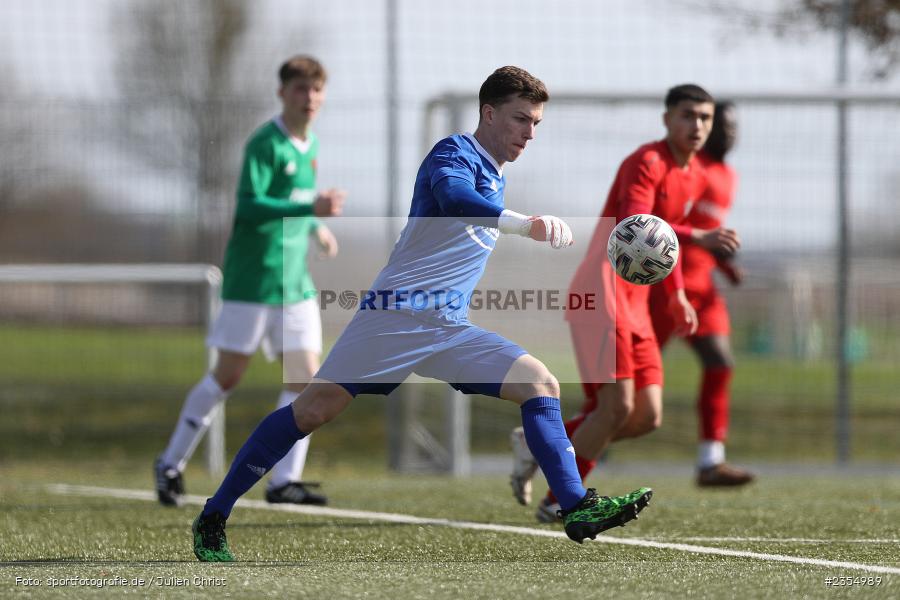 Noah Mack, Sachs-Stadion, Schweinfurt, 19.03.2023, sport, action, Fussball, BFV, 19. Spieltag, Derby, Bayernliga U19, FWK, FC05, FC Würzburger Kickers, FC Schweinfurt 05 - Bild-ID: 2354989