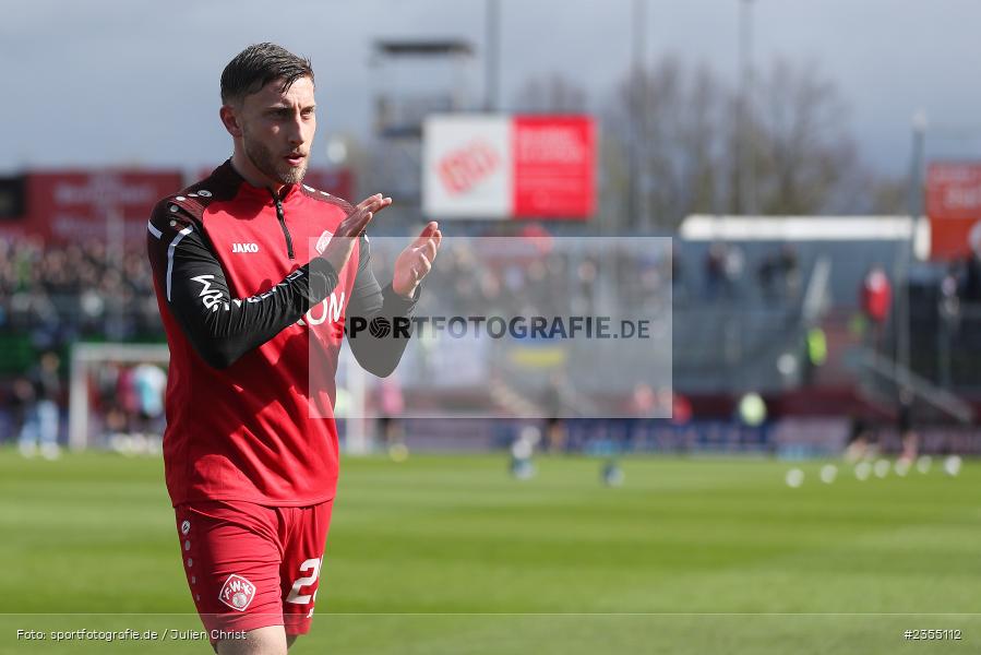 Dominik Meisel, AKON Arena, Würzburg, 25.03.2023, sport, action, Fussball, BFV, 29. Spieltag, Derby, Regionalliga Bayern, FWK, FC05, 1. FC Schweinfurt, FC Würzburger Kickers - Bild-ID: 2355112
