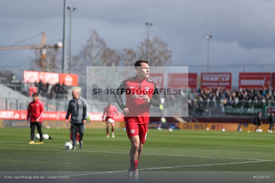 Marius Wegmann, AKON Arena, Würzburg, 25.03.2023, sport, action, Fussball, BFV, 29. Spieltag, Derby, Regionalliga Bayern, FWK, FC05, 1. FC Schweinfurt, FC Würzburger Kickers - Bild-ID: 2355114