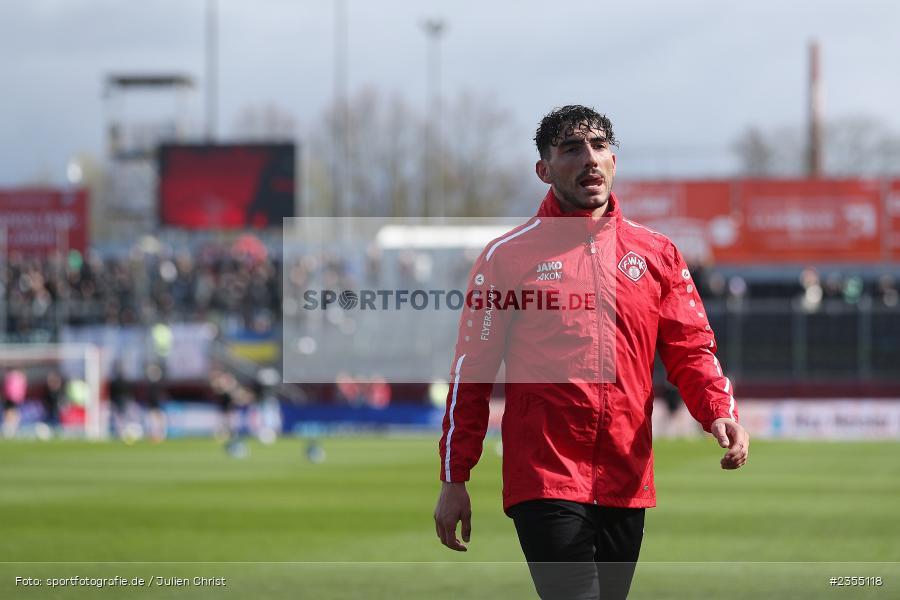 Domenico Alberico, AKON Arena, Würzburg, 25.03.2023, sport, action, Fussball, BFV, 29. Spieltag, Derby, Regionalliga Bayern, FWK, FC05, 1. FC Schweinfurt, FC Würzburger Kickers - Bild-ID: 2355118