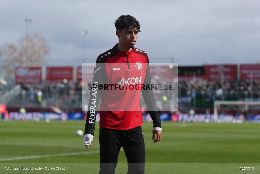 Andre Leipold, AKON Arena, Würzburg, 25.03.2023, sport, action, Fussball, BFV, 29. Spieltag, Derby, Regionalliga Bayern, FWK, FC05, 1. FC Schweinfurt, FC Würzburger Kickers - Bild-ID: 2355119