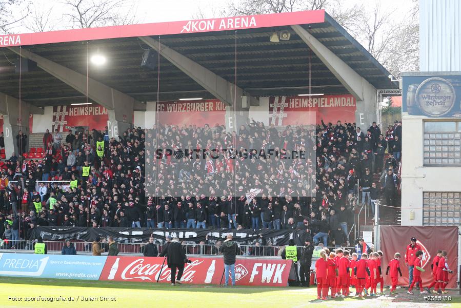 Fans, AKON Arena, Würzburg, 25.03.2023, sport, action, Fussball, BFV, 29. Spieltag, Derby, Regionalliga Bayern, FWK, FC05, 1. FC Schweinfurt, FC Würzburger Kickers - Bild-ID: 2355130