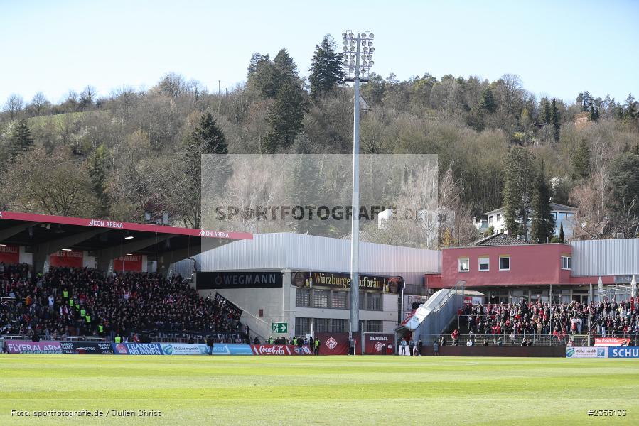 Fans, AKON Arena, Würzburg, 25.03.2023, sport, action, Fussball, BFV, 29. Spieltag, Derby, Regionalliga Bayern, FWK, FC05, 1. FC Schweinfurt, FC Würzburger Kickers - Bild-ID: 2355133