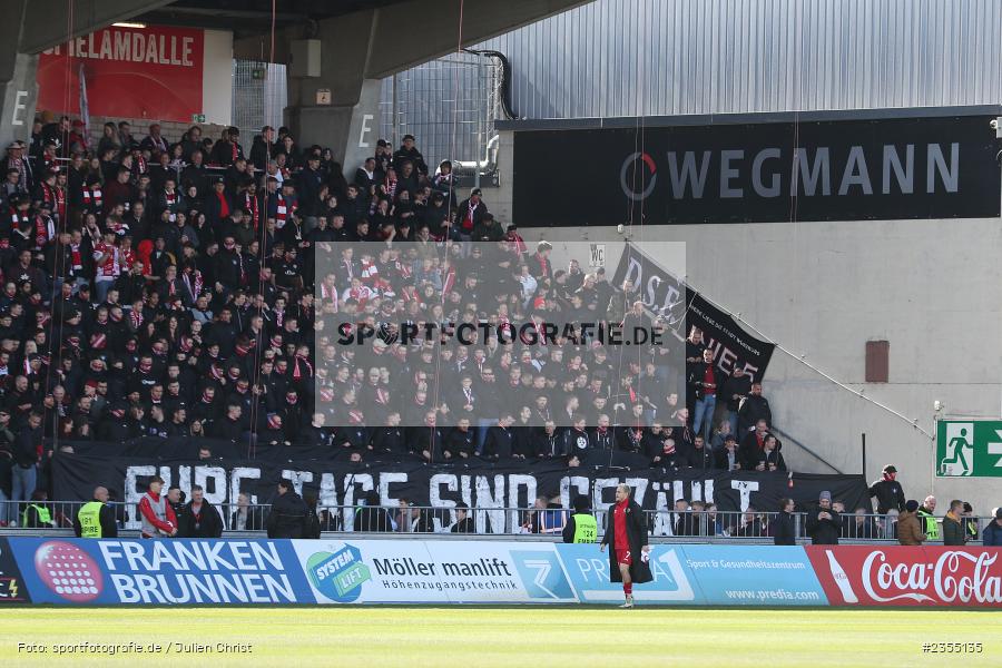 Fans, AKON Arena, Würzburg, 25.03.2023, sport, action, Fussball, BFV, 29. Spieltag, Derby, Regionalliga Bayern, FWK, FC05, 1. FC Schweinfurt, FC Würzburger Kickers - Bild-ID: 2355135