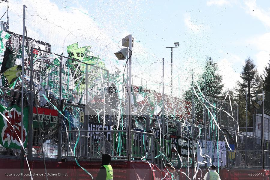 Fans, AKON Arena, Würzburg, 25.03.2023, sport, action, Fussball, BFV, 29. Spieltag, Derby, Regionalliga Bayern, FWK, FC05, 1. FC Schweinfurt, FC Würzburger Kickers - Bild-ID: 2355142