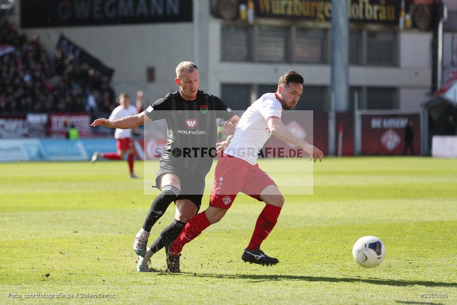 Peter Kurzweg, AKON Arena, Würzburg, 25.03.2023, sport, action, Fussball, BFV, 29. Spieltag, Derby, Regionalliga Bayern, FWK, FC05, 1. FC Schweinfurt, FC Würzburger Kickers - Bild-ID: 2355160