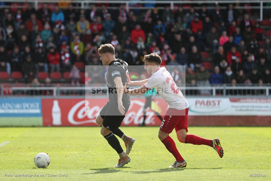 Lukas Aigner, AKON Arena, Würzburg, 25.03.2023, sport, action, Fussball, BFV, 29. Spieltag, Derby, Regionalliga Bayern, FWK, FC05, 1. FC Schweinfurt, FC Würzburger Kickers - Bild-ID: 2355166