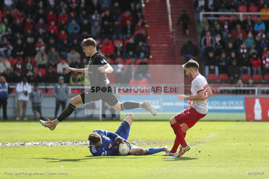 Bennet Schmidt, AKON Arena, Würzburg, 25.03.2023, sport, action, Fussball, BFV, 29. Spieltag, Derby, Regionalliga Bayern, FWK, FC05, 1. FC Schweinfurt, FC Würzburger Kickers - Bild-ID: 2355167