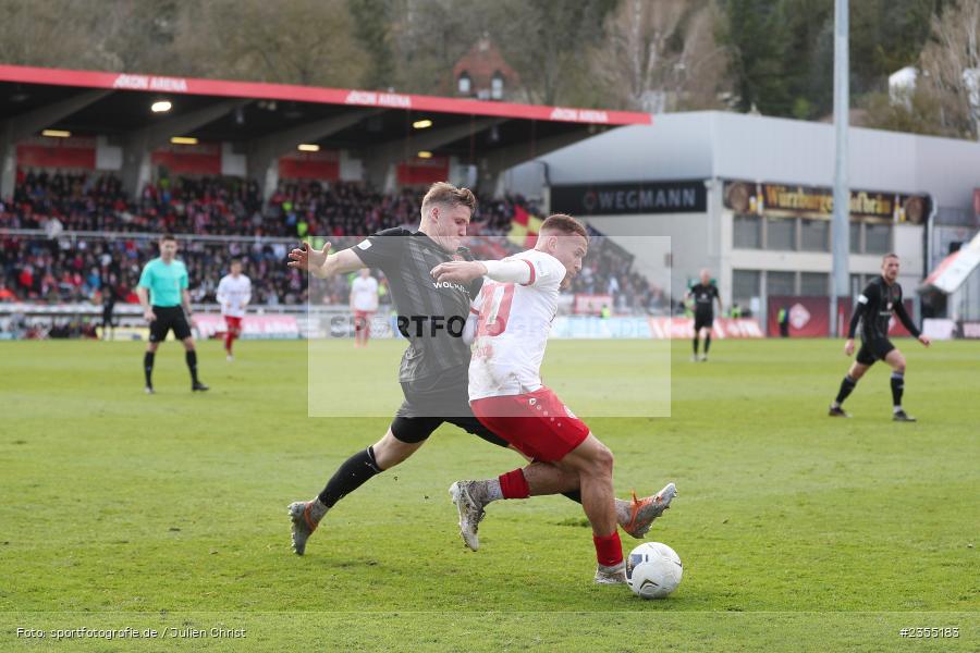 Benyas Solomon Junge-Abiol, AKON Arena, Würzburg, 25.03.2023, sport, action, Fussball, BFV, 29. Spieltag, Derby, Regionalliga Bayern, FWK, FC05, 1. FC Schweinfurt, FC Würzburger Kickers - Bild-ID: 2355183