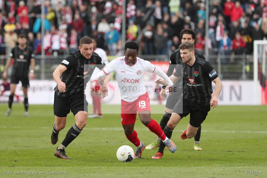 Benjika Caciel, AKON Arena, Würzburg, 25.03.2023, sport, action, Fussball, BFV, 29. Spieltag, Derby, Regionalliga Bayern, FWK, FC05, 1. FC Schweinfurt, FC Würzburger Kickers - Bild-ID: 2355194