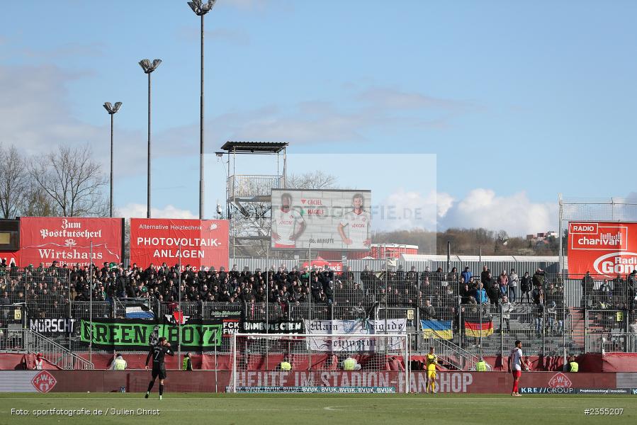 Infotafel, AKON Arena, Würzburg, 25.03.2023, sport, action, Fussball, BFV, 29. Spieltag, Derby, Regionalliga Bayern, FWK, FC05, 1. FC Schweinfurt, FC Würzburger Kickers - Bild-ID: 2355207