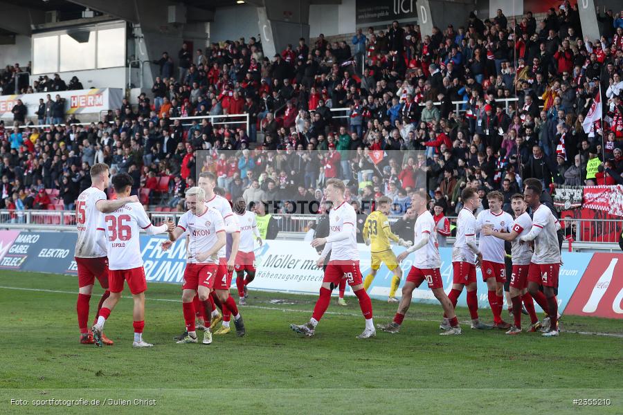 Thomas Haas, Eric Verstappen, AKON Arena, Würzburg, 25.03.2023, sport, action, Fussball, BFV, 29. Spieltag, Derby, Regionalliga Bayern, FWK, FC05, 1. FC Schweinfurt, FC Würzburger Kickers - Bild-ID: 2355210