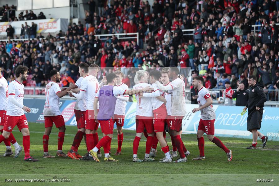 Thomas Haas, Eric Verstappen, AKON Arena, Würzburg, 25.03.2023, sport, action, Fussball, BFV, 29. Spieltag, Derby, Regionalliga Bayern, FWK, FC05, 1. FC Schweinfurt, FC Würzburger Kickers - Bild-ID: 2355214