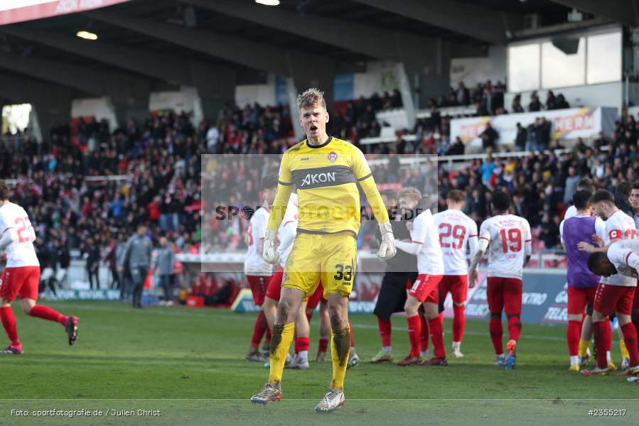 Eric Verstappen, AKON Arena, Würzburg, 25.03.2023, sport, action, Fussball, BFV, 29. Spieltag, Derby, Regionalliga Bayern, FWK, FC05, 1. FC Schweinfurt, FC Würzburger Kickers - Bild-ID: 2355217